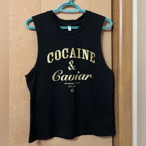 Crooks and castles Black Tank Top